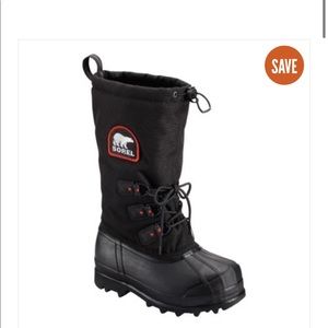 Sorel women’s snow lion xt sz 10 black winter boot